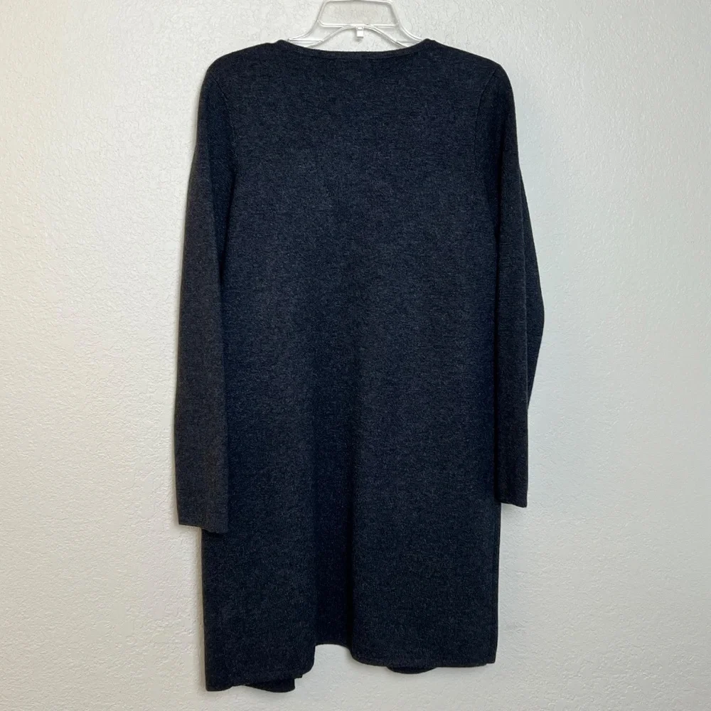 J. Crew Juliette Collarless Merino Wool Blend Cardigan Sweater - Picture 5 of 12